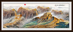 江山如画山水画