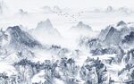 江南山水背景墙