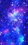竖版星空装饰画