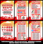 2023全国安全生产月主题展板