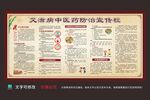 艾滋病中医药防治宣传栏