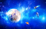 蓝色星空