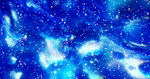蓝色唯美星空