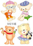 卡通小熊 
