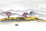 中式山水画