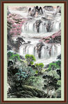 玄关山水画 