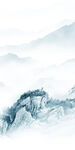 蓝色 清晰中式玄关 tiF分层
