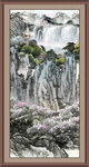 竖式山水画
