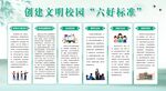 创建文明校园六个好标准