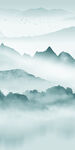 高端 现代框画山水 tIf分层