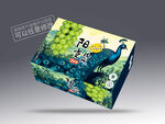 阳光玫瑰包装平面展开图