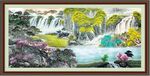 大厅山水画 