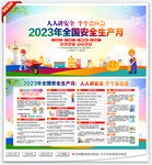 2023年 安全生产月展板