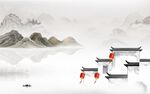 爆款 意境新款山水 tif分层