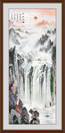 竖幅山水画