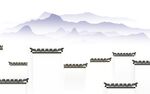 意境 中式最新山水 tIf分层