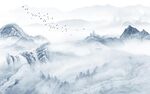 山水背景墙