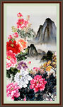 牡丹国画 