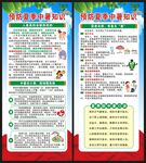 预防中暑知识展架