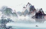 高档 轻奢客厅山水 TIF分层