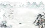 别墅 高端电视山水 tif分层