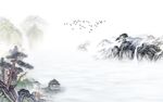 新品 中式最新山水 tiF分层
