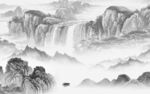 新传 灰色别墅山水 TIf分层