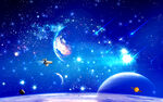 蓝色星空