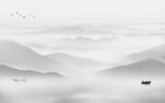 意境 灰色客厅山水 TIf分层