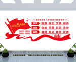 社会主义核心价值观文化墙
