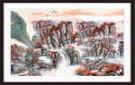大厅山水画 