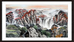 大厅山水画 