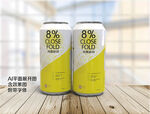 果汁啤酒易拉罐包装设计