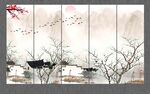 水墨山水画