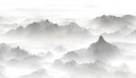 水墨山