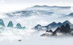 高端 简奢意境山水 Tif分层