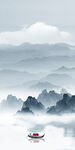 蓝色 最新款玄关画 tiF分层