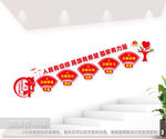 民族团结楼梯文化墙图片