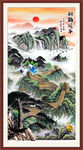 竖幅长城