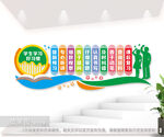校园文化墙图片