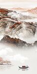 别墅 高清山水玄关 Tif分层