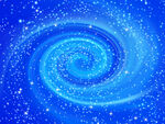 唯美蓝色星空