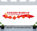 民兵形象墙