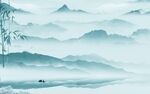 现代 山水新背景墙 TIf分层