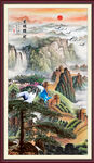 玄关山水画