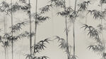 水墨竹子背景墙