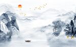 新中式背景墙