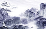 大气 现代中式山水 TIf分层