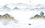 高清 新传背景山水 tiF分层