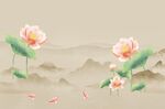 国画荷花